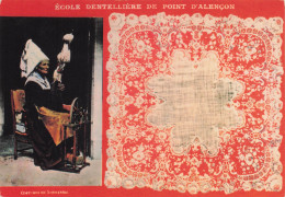 Delcampe - 61 ALENCON ECOLE DENTELLIERE DE POINT D ALENCON - Alencon