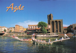 Delcampe - 34 AGDE LES JOUTES NAUTIQUES - Agde