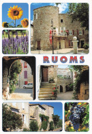 Delcampe - 7 RUOMS CENTRE HISTORIQUE - Ruoms