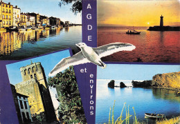 Delcampe - 34 AGDE LE CANAL DU MIDI - Agde