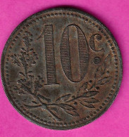 Delcampe - Algérie Monnaie De Nécessité Chambre De Commerce D'Alger 10 Centimes 1916 - Algérie