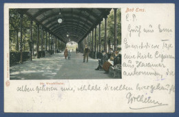 Delcampe - Bad Ems Die Wandelbahn, Gelaufen 1902 Nach Schweden (AK1407) - Bad Ems