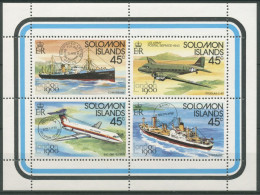 Delcampe - Salomonen 1980 LONDON'80 Schiffe Und Flugzeuge 413/16 K Postfrisch (C23014) - Salomon (Iles 1978-...)