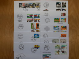 Delcampe - Schweiz 1997 Ersttagsbriefe Jahrgang 1997 FDC Komplett (F16653) - FDC
