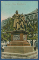 Delcampe - Hanau Brüder Grimm-Denkmal, Gelaufen 1917 Marke Fehlt (AK1390) - Hanau