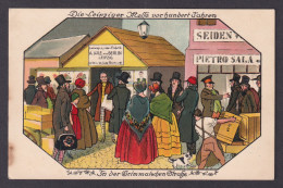 Delcampe - Vinatge Postcard GERMANY, The Leipzig Trade Fair, In The Grimmaische Straße - Ferias