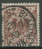 Delcampe - Deutsches Reich 1889 Krone/Adler 50 Ab Gestempelt Geprüft - Used Stamps