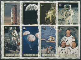 Delcampe - Guinea 1980 10 Jahre Erste Mondlandung Astronauten 883/90 A Postfrisch - Guinea (1958-...)