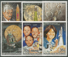 Delcampe - Guinea 1985 Raumfahrt LUNIK Astronauten 1026/31 A Postfrisch - Guinea (1958-...)