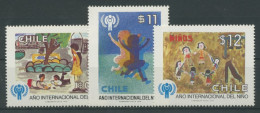 Delcampe - Chile 1979 Jahr Des Kindes Kinderzeichnungen 913/15 Postfrisch - Chile