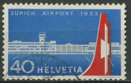 Delcampe - Schweiz 1953 Flughafen Zürich 585 Gestempelt - Gebraucht
