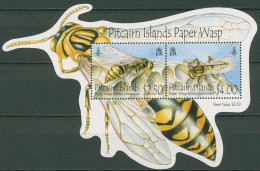 Delcampe - Pitcairn 2011 Insekten Pitcairn-Feldwespe Block 58 Postfrisch (C40545) - Pitcairn
