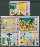 Delcampe - Libyen 1981 Tag Des Kindes Kinderzeichnungen 879/83 Postfrisch - Libyen