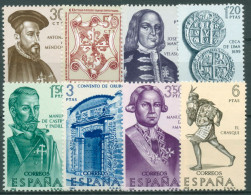 Delcampe - Spanien 1966 Entdecker & Eroberer Amerikas 1645/52 Postfrisch - Nuevos