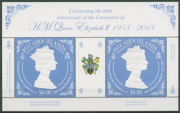 Delcampe - Pitcairn 2013 60 Jahre Krönung Königin Elisabeths Block 64 Postfrisch (C40556) - Pitcairn