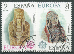 Delcampe - Spanien 1974 Europa CEPT Skulpturen 2072/73 Gestempelt - Usados