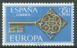 Delcampe - Spanien 1968 Europa CEPT Schlüssel 1755 Postfrisch - Nuevos