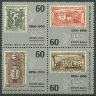 Delcampe - Mikronesien 1996 100 Jahre Olympische Spiele 494/97 ZD Postfrisch (C74210) - Mikronesien