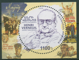 Delcampe - Armenien 2020 Film Regisseur Henri Verneuil Block 102 Postfrisch (C65345) - Arménie