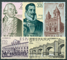 Delcampe - Spanien 1969 Entdecker Und Eroberer Amerikas 1832/36 Postfrisch - Nuevos