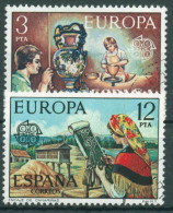 Delcampe - Spanien 1976 Europa CEPT Kunsthandwerk Töpferei 2209/10 Gestempelt - Usados