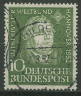 Delcampe - Bund 1952 Martin Luther 149 TOP-Stempel - Gebraucht