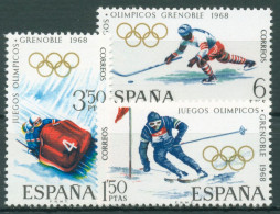 Delcampe - Spanien 1968 Olympische Winterspiele Grenoble 1735/37 Postfrisch - Nuevos