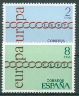Delcampe - Spanien 1971 Europa CEPT Kettensymbol 1925/26 Postfrisch - Nuevos