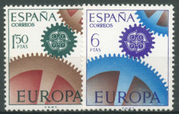 Delcampe - Spanien 1967 Europa CEPT Zahnräder 1682/83 Postfrisch - Nuevos
