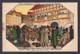 Delcampe - Vinatge Postcard GERMANY, The Leipzig Trade Fair, The Leather Fair - Ferias
