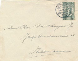 Delcampe - Nederland - 1939 - 5c Willibrordus, Enkelfrankering Op Cover Van Voorburg Naar Zaandam - Cartas & Documentos