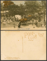 Delcampe - China C.1900 Old Hand Tinted Postcard Shanghai Chinese Funeral Street Procession - China