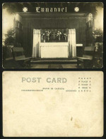 Delcampe - Canada Old Postcard Interior Of Church Emmanuel / Cross - Non Classés