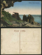 Delcampe - BERMUDA Caribbean Old Colour Postcard - The CANNON ROCK - Bermudes