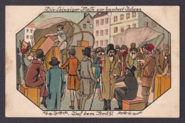 Delcampe - Vinatge Postcard GERMANY, The Leipzig Trade Fair, Auf Dem Brühl - Ferias