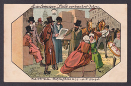 Delcampe - Vinatge Postcard GERMANY, The Leipzig Trade Fair, Schlussbilance - Ferias