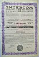 Delcampe - N.V. Intercom -1 Obl.10.000BEF 13% 83/91 - Specimen - Electricité & Gaz