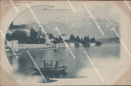 Delcampe - Bf220 Cartolina Lago Di Como Lenno Inizio 900 - Como