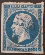 Delcampe - PC 1030 Cressensac (44 Lot) Ind 19 ; Frappe Faible Mais Lisible - 1849-1876: Classic Period