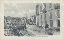 Delcampe - Bf319 Cartolina Messina Le Rovine Intorno Al Torrente Portalegna - Messina