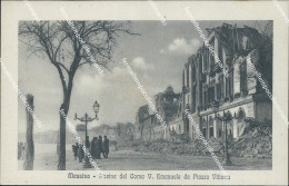 Delcampe - Bf308 Cartolina Messina Citta' Le Rovine Di Via Cardines - Messina