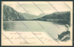Delcampe - Biella Piedicavallo Lago Vecchia Cartolina ZT5570 - Biella