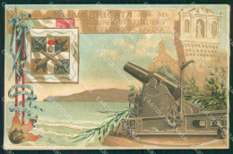 Delcampe - Militari Artiglieria I Reggimento Da Costa Brigata Savona Cartolina MT8762 - Regimente