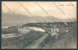 Delcampe - Cuneo Città Treno PIEGHINA Cartolina ZB1859 - Cuneo