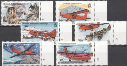 Delcampe - BAT 1994, Antarctic Transport, Ships, Dogs, 4val - Ongebruikt