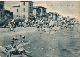 Delcampe - Viserba Un Tratto Di Spiaggia (Forlì) - Cartolina Viaggiata 1949 - Forlì