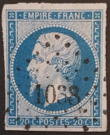 Delcampe - PC 1038 Crocq (22 Creuse) Ind 8 ; Frappe Très Nette, Margé - 1849-1876: Classic Period