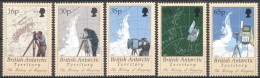 Delcampe - BAT 1998, Antarctic Maps, 4val - Ongebruikt