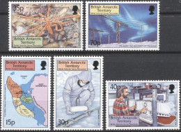 Delcampe - BAT 1999, Research By The British Antarctic Survey, 5val - Ongebruikt