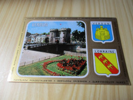 Delcampe - Verdun (55).Carte Autocollante Avec Blasons. - Verdun